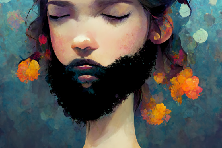 Sognare donna con la barba, significato nei sogni e numeri della smorfia.